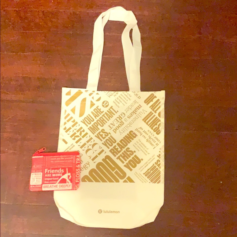 Lululemon White&Red